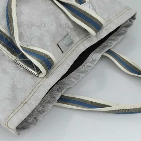 Pre Loved gucci Women Grey Tote Bags - Picture 6 of 8